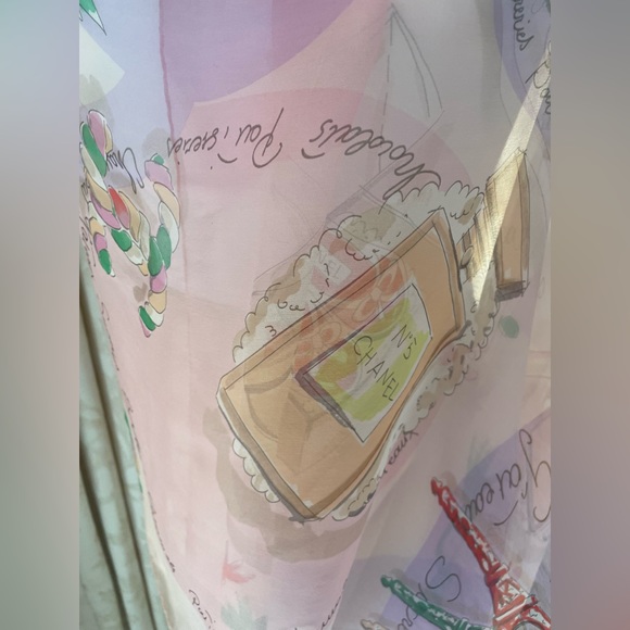 WINTER SPECIAL SALE ‼️ Authentic Vintage Chanel silk chiffon scarf! - Picture 13 of 16
